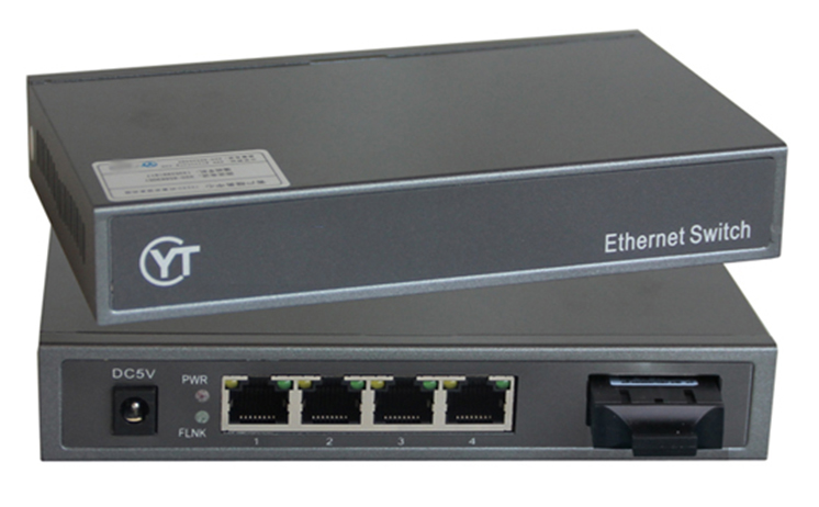 100M 4路IP视频接口 YTG104光端机